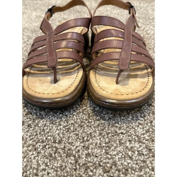 Dansko Evita Strappy Comfort Sandals Cognac Women's Size 39, Excellent Condition - Picture 5 of 9